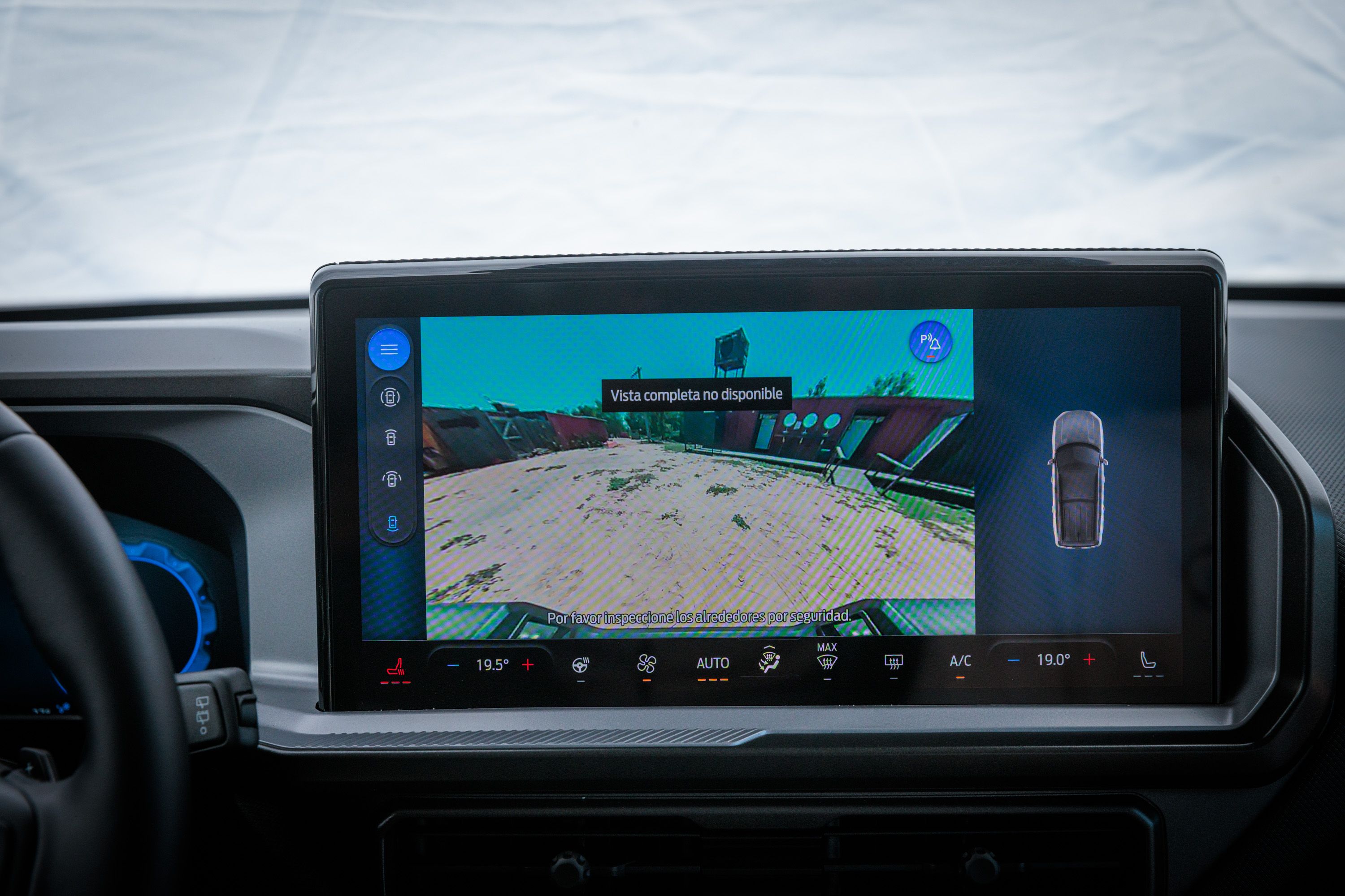 Asistente de Frenado en Reversa