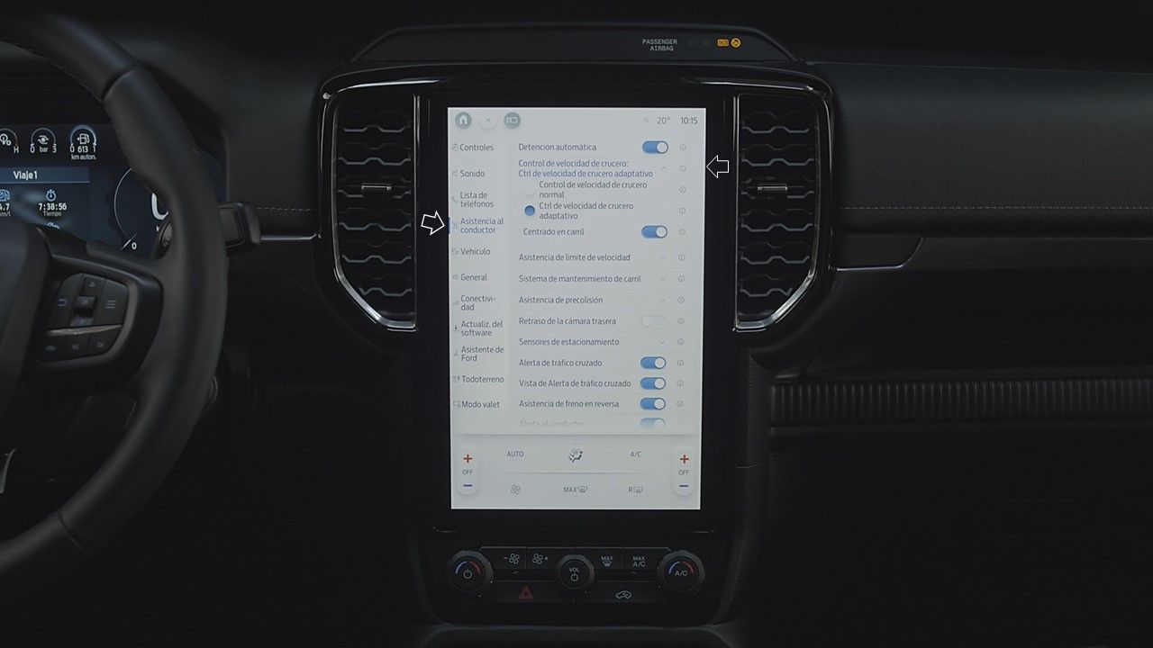 Control Crucero Adaptativo con Stop & Go y Centrado de Carril