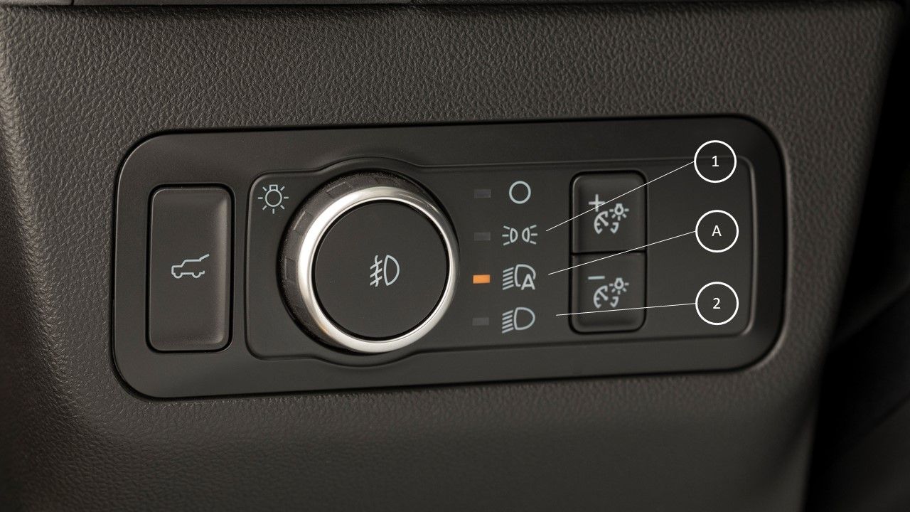 Luces auxiliares en curvas