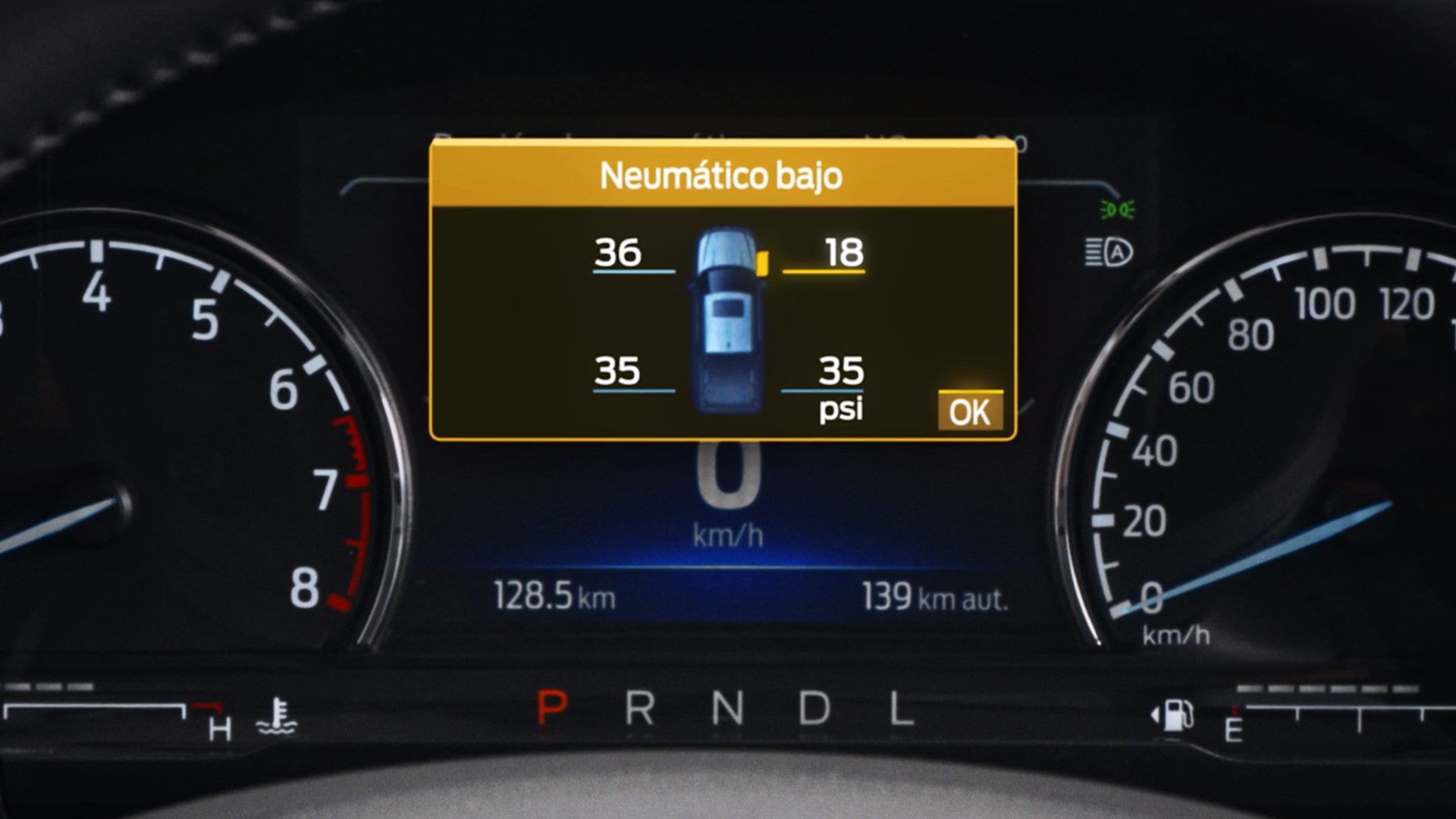 Sistema de monitoreo de presión de neumáticos (TPMS)
