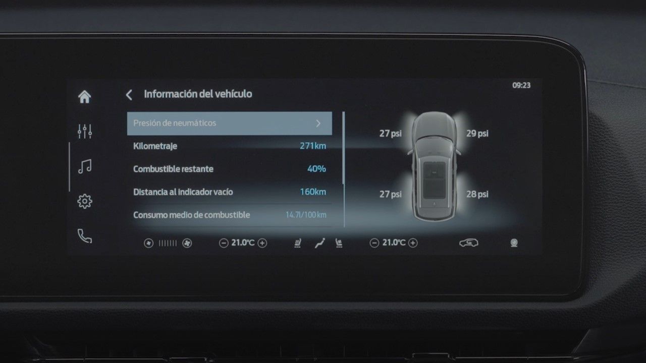 Sistema de monitoreo de presión de neumáticos (TPMS)